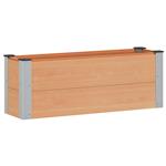 vidaXL Verhoogde plantenbak Bruin 100 x 30 x 36 cm