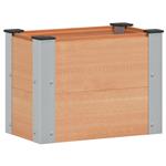 vidaXL Verhoogde plantenbak Bruin 50 x 30 x 36 cm