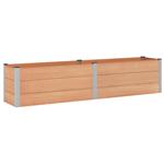 vidaXL Verhoogde plantenbak Bruin 250 x 50 x 54 cm
