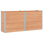 vidaXL Verhoogde plantenbak Bruin 200 x 50 x 91 cm