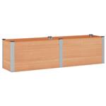 vidaXL Verhoogde plantenbak Bruin 200 x 50 x 54 cm