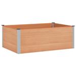 vidaXL Verhoogde plantenbak Bruin 150 x 100 x 54 cm