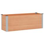 vidaXL Verhoogde plantenbak Bruin 150 x 50 x 54 cm