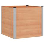 vidaXL Verhoogde plantenbak Bruin 100 x 100 x 91 cm