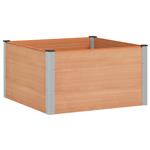 vidaXL Verhoogde plantenbak Bruin 100 x 100 x 54 cm