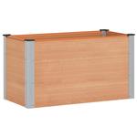 vidaXL Verhoogde plantenbak Bruin 100 x 50 x 54 cm
