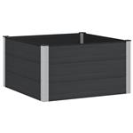 vidaXL Verhoogde plantenbak Zwart 100 x 100 x 54 cm