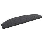 vidaXL Zelfklevende Trapmatten 15 pcs Donkergrijs 80 x 24,5 x 3,5 cm