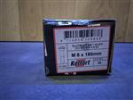 m8x180mm gegalvaniseerd 25ST