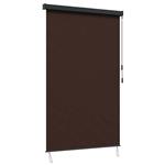 vidaXL Rolgordijn Bruin 80 x 250 cm Stof en Aluminium