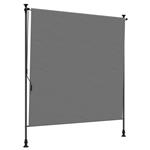 vidaXL Buiten Rolgordijn Lichtgrijs 100 x 270 cm