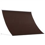 vidaXL Markies Bruin 300 x 150 cm 180 g / m² Polyester met PU Coating
