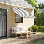 vidaXL Markies Antraciet en Wit 200 x 150 cm