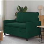 vidaXL Bank Donkergroen 126 x 81 x 87,5 cm
