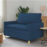 vidaXL Bank Blauw Stof