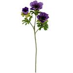 Anemoon Paars Zijdenbloem 56 cm per stuk