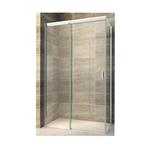 AQS Douchecabine Softclose 2.0 110 cm met Nisdeur en Zijwand 8mm Aluminium NANO Coating (alle varian