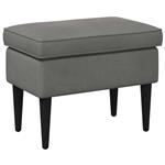 vidaXL Voetenbank Donkergrijs 55 x 35 x 41 cm Fluweel