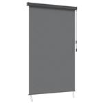 vidaXL Rolgordijn Lichtgrijs 180 x 250 cm Stof en Aluminium