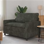 vidaXL Bank Antracietkleurig 126 x 81 x 87,5 cm Polyester