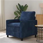 vidaXL Bank Marineblauw 76 x 81 x 87,5 cm Polyester