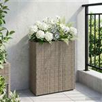 vidaXL Hoge Plantenbak 55 x 22 x 70 cm Ja