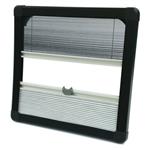Horrex Gebogen Duo Plissé R5000 Zwart 734x544
