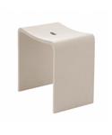 Kruk BWS Cruz 40x30x42,5 cm Solid Surface Beige