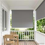 vidaXL Rolgordijn UV-bescherming Lichtgrijs 100 x 140 cm Polyester