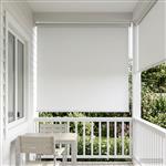 vidaXL Rolgordijn UV-bescherming Wit 100 x 230 cm Polyester