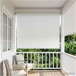 vidaXL Rolgordijn UV-bescherming Wit 80 x 230 cm Polyester