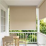 vidaXL Rolgordijn UV-bescherming Beige 80 x 230 cm Polyester