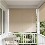 vidaXL Rolgordijn UV-bescherming Beige 200 x 140 cm Polyester