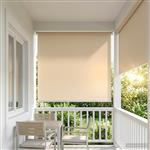 vidaXL Rolgordijn UV-bescherming Beige 140 x 140 cm Polyester