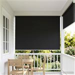 vidaXL Rolgordijn UV-bescherming Antracietkleurig 180 x 230 cm