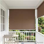 vidaXL Rolgordijn UV-bescherming Taupe 180 x 140 cm Polyester