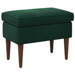 vidaXL Voetenbank Donkergroen 55 x 35 x 41 cm Fluweel