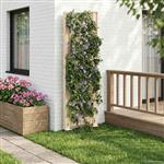 vidaXL Trellis met Spike Wit 43 x 6 x 165 cm PP