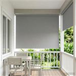 vidaXL Rolgordijn UV-bescherming Lichtgrijs 120 x 230 cm Polyester