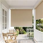 vidaXL Rolgordijn UV-bescherming Beige 60 x 140 cm Polyester