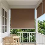 vidaXL Rolgordijn UV-bescherming Taupe 60 x 230 cm Polyester