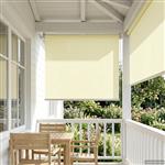 vidaXL Rolgordijn UV-bescherming Crèmekleurig 100 x 140 cm Polyester