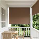 vidaXL Rolgordijn UV-bescherming Taupe 145 x 230 cm Polyester