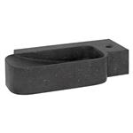 Fonteinset Differnz Reba 36x19x8 cm Natuursteen Zwart