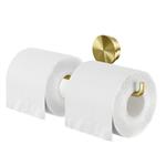Toiletrolhouder dubbel Geesa Opal Goud geborsteld