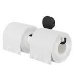Toiletrolhouder dubbel Geesa Opal Zwart