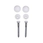 Closetschroeven set Plieger Wit