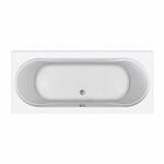 Inbouw Duo Ligbad Wisa New Toscana 170x75x50 cm Wit