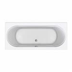 Inbouw Duo Ligbad Wisa New Toscana 180x80x50 cm Wit