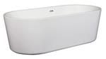 Vrijstaand Ligbad Blanca 180X80 Cm Wit